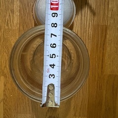 ガラス瓶 キャニスター 蓋付き クリアの画像