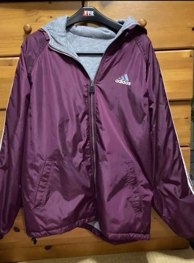adidas ベンチコート ジャンパー リバーシブル