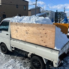 軽トラ　排雪