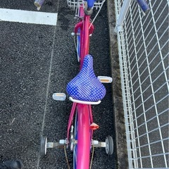 女の子自転車の画像