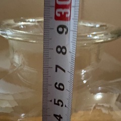 ガラス製ストレージジャー 蓋付きの画像