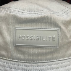 POSSIBILIT ロゴパッチ付き　バケットハット　H&M 帽子の画像