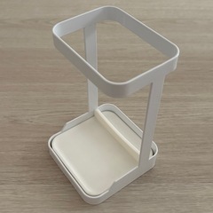 【山崎実業】耐熱トレー付きヘアーアイロンスタンド タワーの画像