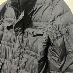 メンズダウン80%コートM中古の画像