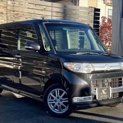 安心の総額表示！車検満たん★ダイハツタントカスタムXリミテッド禁煙車★電動スライドドアTVナビetc純正アルミホイール の画像