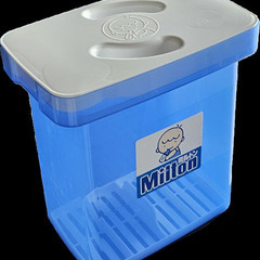 ミルトン容器(1～2ヶ月使用)と錠剤セットの画像