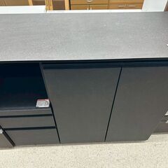 ★リユースのサカイ高崎店★TJ13524 (株)ニトリ レンジ台 黒 H100.7×D50.5×W120.3 クリーニング済みの画像