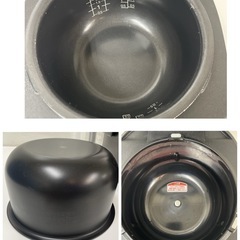 R488 ☀️ TIGER IH炊飯ジャー 3合炊き 22年製 JPF-55BK ⭐ 動作確認済 ⭐ クリーニング済の画像