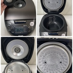 R488 ☀️ TIGER IH炊飯ジャー 3合炊き 22年製 JPF-55BK ⭐ 動作確認済 ⭐ クリーニング済の画像