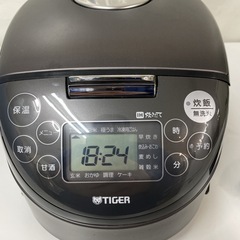 R488 ☀️ TIGER IH炊飯ジャー 3合炊き 22年製 JPF-55BK ⭐ 動作確認済 ⭐ クリーニング済の画像