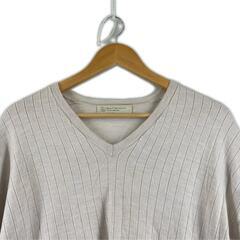 美品 BEAUTY&YOUTH UNITED ARROWS ビューティアンドユースユナイテッドアローズ 無地 秋冬 AW 長袖ニット ウール ベージュ レディース【古着】【中古】の画像