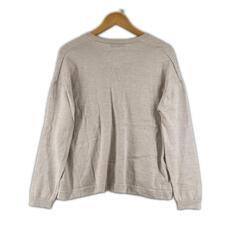 美品 BEAUTY&YOUTH UNITED ARROWS ビューティアンドユースユナイテッドアローズ 無地 秋冬 AW 長袖ニット ウール ベージュ レディース【古着】【中古】の画像