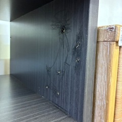 【ジャングルジャングル深井店】★TV台 黒 ブラック テレビ台 家具 簡易クリーニング済 堺市（中区 堺区 東区 西区 南区 北区）和泉市 河内長野市 富田林市 松原市 狭山市 深井 【FU3006】 の画像