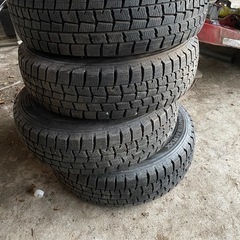 １６５-70..13冬用タイヤホイール付きの画像