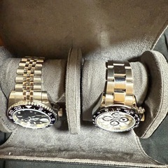 2個まとめ腕時計　ケース付き　新品の画像