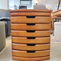 ① 木製 6段レターケース レターラック 書類ケース 整理箱 収納■横幅39cm×奥行50cm×高さ47cm■買取帝国 朝霞店の画像