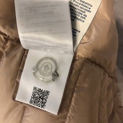 モンクレール　ダウンxニット　サーモンピンク　Sの画像