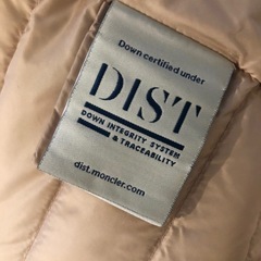 モンクレール　ダウンxニット　サーモンピンク　Sの画像