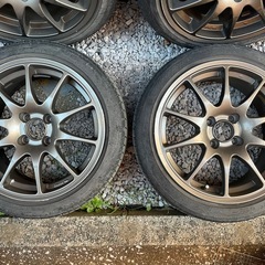 175/50r16 PCD100 16x7.0JナンカンAS-2+日産 ホイール　タイヤ　セットの画像