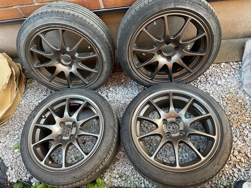 175/50r16 PCD100 16x7.0JナンカンAS-2+日産 ホイール　タイヤ　セット