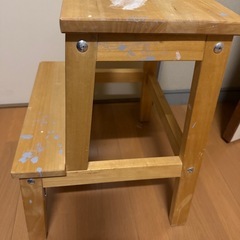 IKEA 踏み台　椅子　の画像