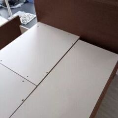 クリスマスセール！札幌市近郊にお住まいの方限定！送料無料！ニトリ 収納付きシングルベッド コンセント付きの画像