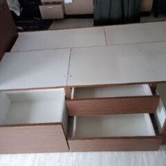 クリスマスセール！札幌市近郊にお住まいの方限定！送料無料！ニトリ 収納付きシングルベッド コンセント付きの画像