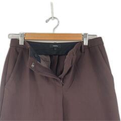美品 theory セオリー 無地 オールシーズン その他ボトムス ポリエステル ブラウン レディース 0【古着】【中古】の画像