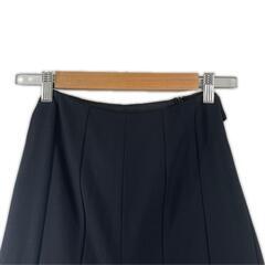 美品 MAX MARA マックスマーラ 無地 オールシーズン スカート ブラック レディース【古着】【中古】の画像