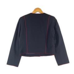 美品 JUNKO SIMADA ジュンコシマダ 無地 オールシーズン ジャケット ウール ブラック レディース 9【古着】【中古】の画像