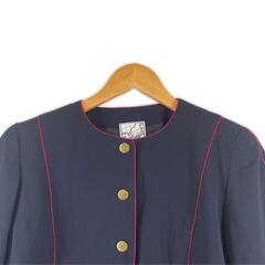 美品 JUNKO SIMADA ジュンコシマダ 無地 オールシーズン ジャケット ウール ブラック レディース 9【古着】【中古】の画像