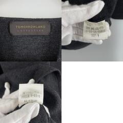 美品 TOMORROWLAND トゥモローランド 無地 秋冬 AW 長袖ニット ウール グレー レディース【古着】【中古】の画像