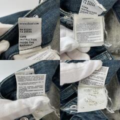 DIESEL ディーゼル 無地 オールシーズン フレアデニム ブルー メンズ 26【古着】【中古】の画像