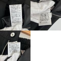 美品 NICE CLAUP ナイスクラップ 無地 オールシーズン ミニスカート ポリエステル ブラック レディース F【古着】【中古】の画像