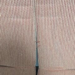 木製　ダイニングチェア　椅子　赤　2個セットの画像