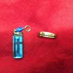 中古　シルバー925銀のLOVE ONE ANOTHERメッセージ リングtypeKの画像