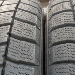 タンク　工賃こみ　２０２３年ダンロップ製冬タイヤ１６５／６５Ｒ１４　４本セットの画像