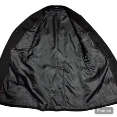 ✨美品・人気✨ ウール×カシミヤ ロングコート L メンズ 高級　きれいめの画像