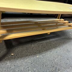 【リサイクルショップどりーむ荒田店】No.5519 ニトリテーブル 木製テーブルの画像