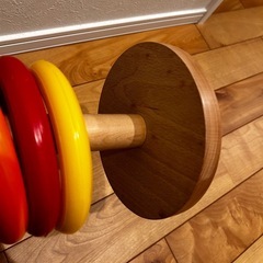 輪投げ　おもちゃ　向かいながらの画像