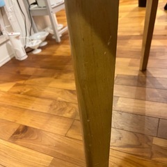 木製伸縮　ダイニングテーブルの画像