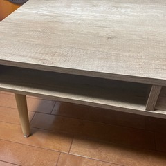 ローテーブル　引き出しつきの画像