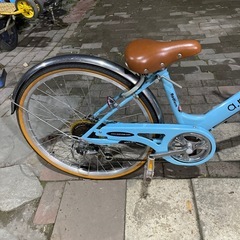 【5728】子供車　anデザイン　24インチ　13,800円（防犯・税込）の画像