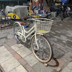 【5758】子供車　22インチ　後タイヤ新品　9,400円（防犯・税込）の画像