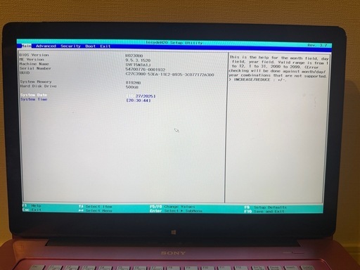 【ジャンク】SONY VAIO Fit 15A i7 4500U 500GB ジャンク】SONY VAIO Fit 15A i7 4500U 500GB