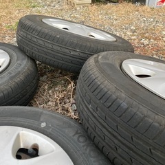 13インチスチールホイール！145/80R13　2023年８週 ７分山 ４本セット 中古の画像