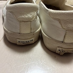 coach スニーカー　使用感ありの画像