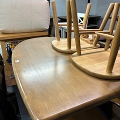 【ジャングルジャングル深井店】★カリモク ダイニングセット4人用  karimoku テーブル 家具 ダイニング家具 堺市（中区 堺区 東区 西区 南区 北区）和泉市 河内長野市 富田林市 松原市 狭山市 深井 【FU3014】の画像