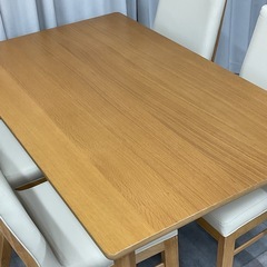 KL-3【新入荷　アウトレット品】ゼニス135 ダイニング５点セット　ナチュラルの画像