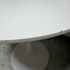 (決まりました)丸テーブル ホワイト 直径80cm (北欧 韓国 カフェ)の画像